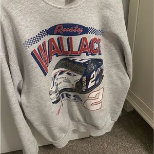 VINTAGE Rusty Wallace NASCAR crew neck